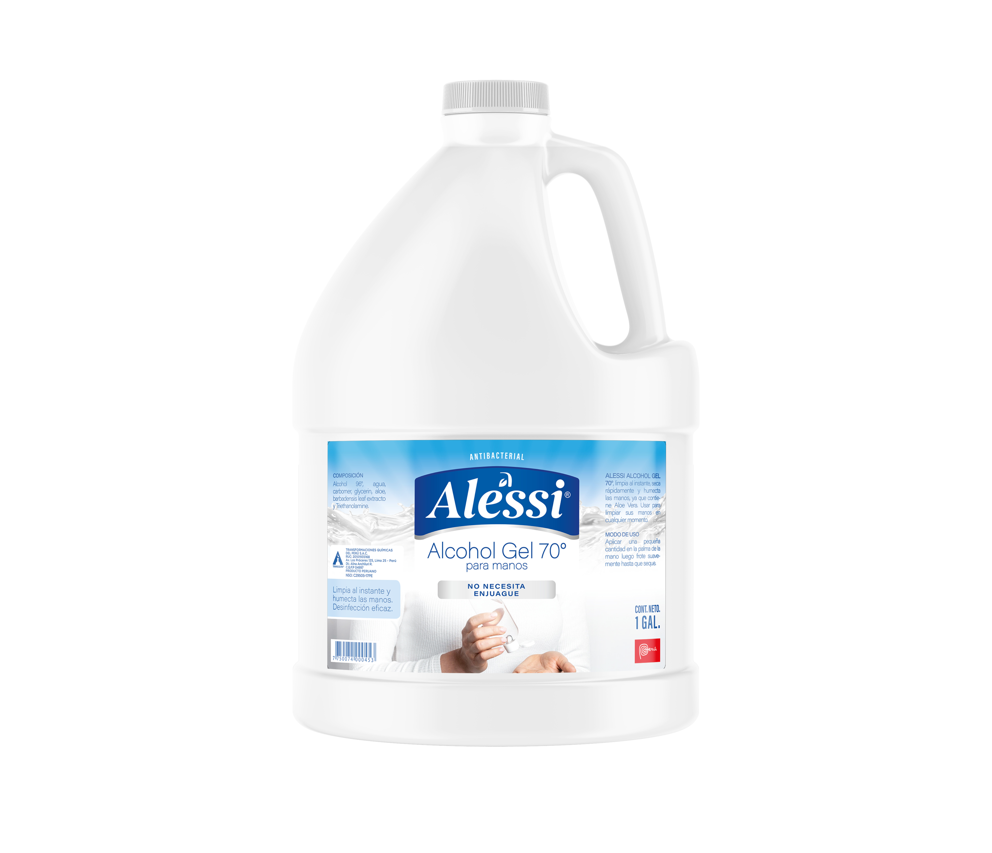 Alcohol Gel 70° (1 Galón)