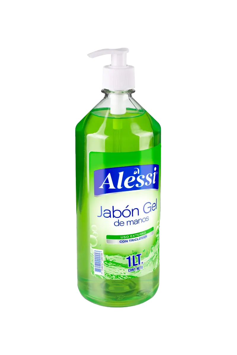 Jabón Gel Antibacterial Líquido (1 Lt.) c/ Dispensador