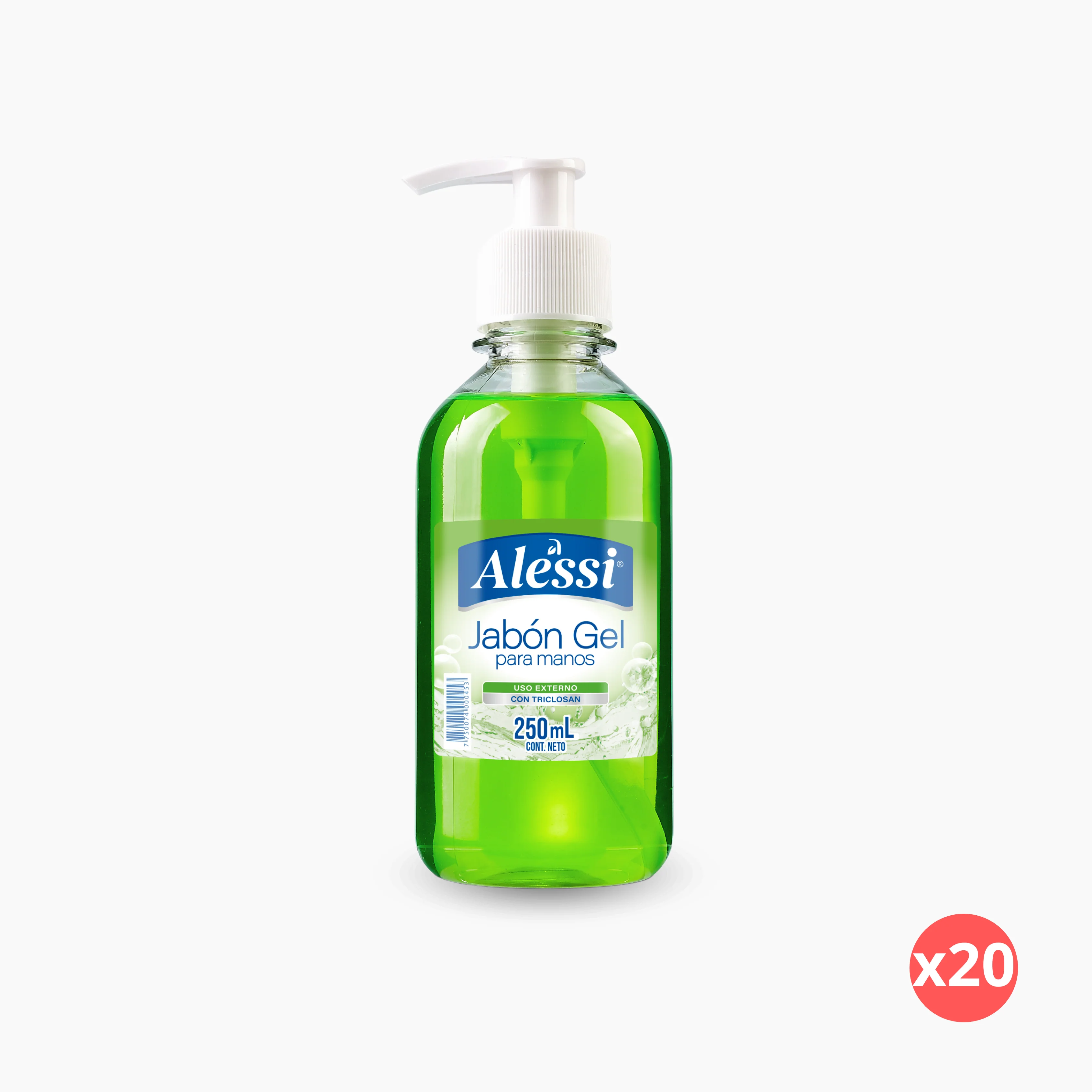 Jabón Gel 250ml Pack x20