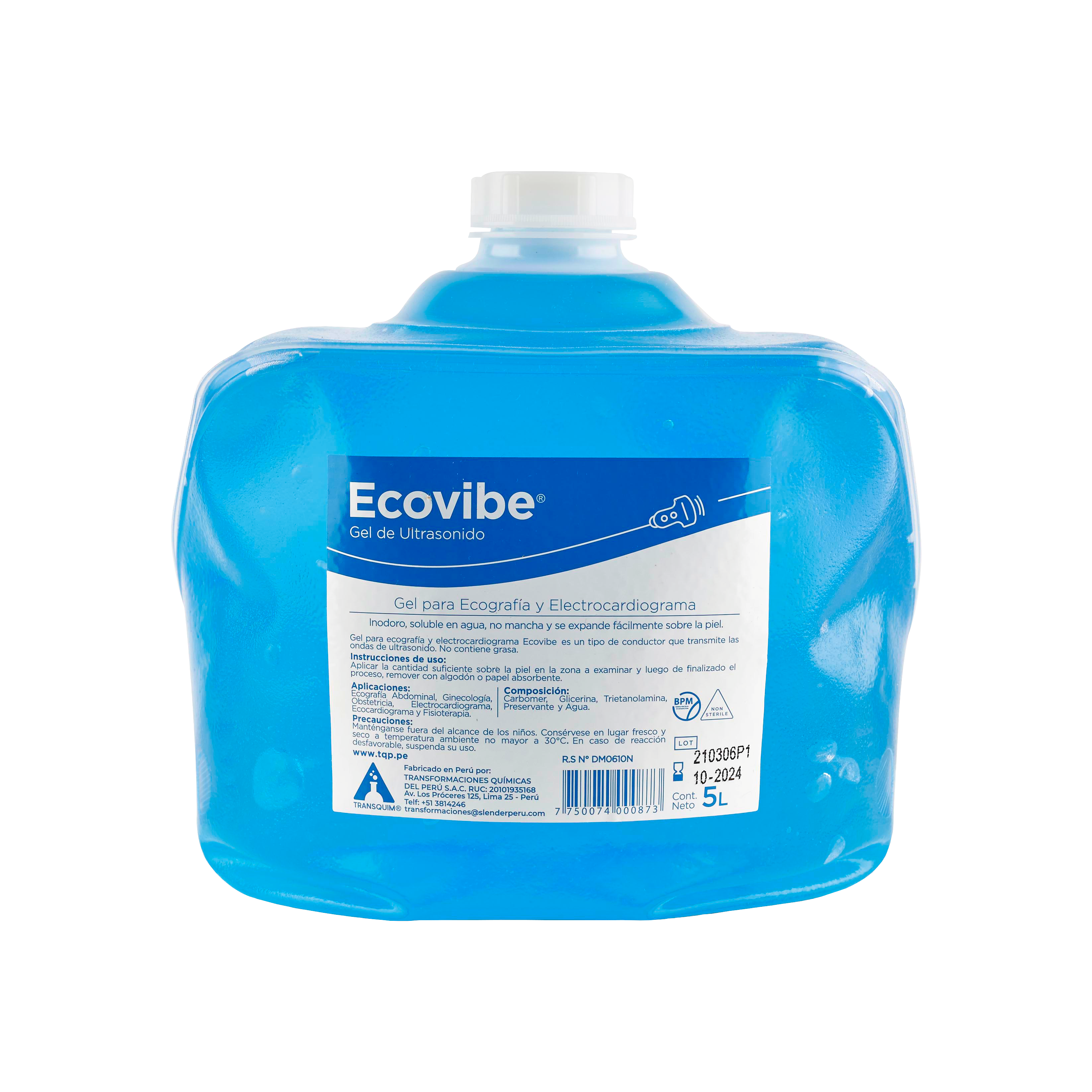 Ecovibe 5 Lt. Celeste