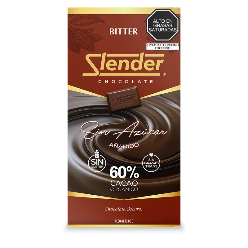 Slender - Bitter (80 gr.) al 60%