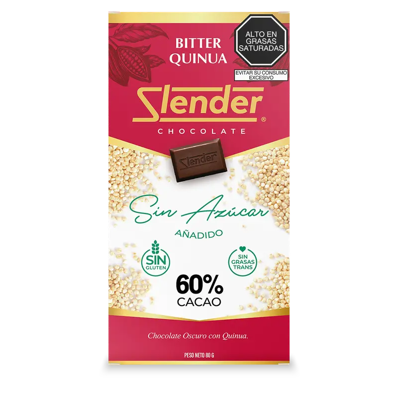 Slender - Bitter Quinua (80 gr.) al 60%