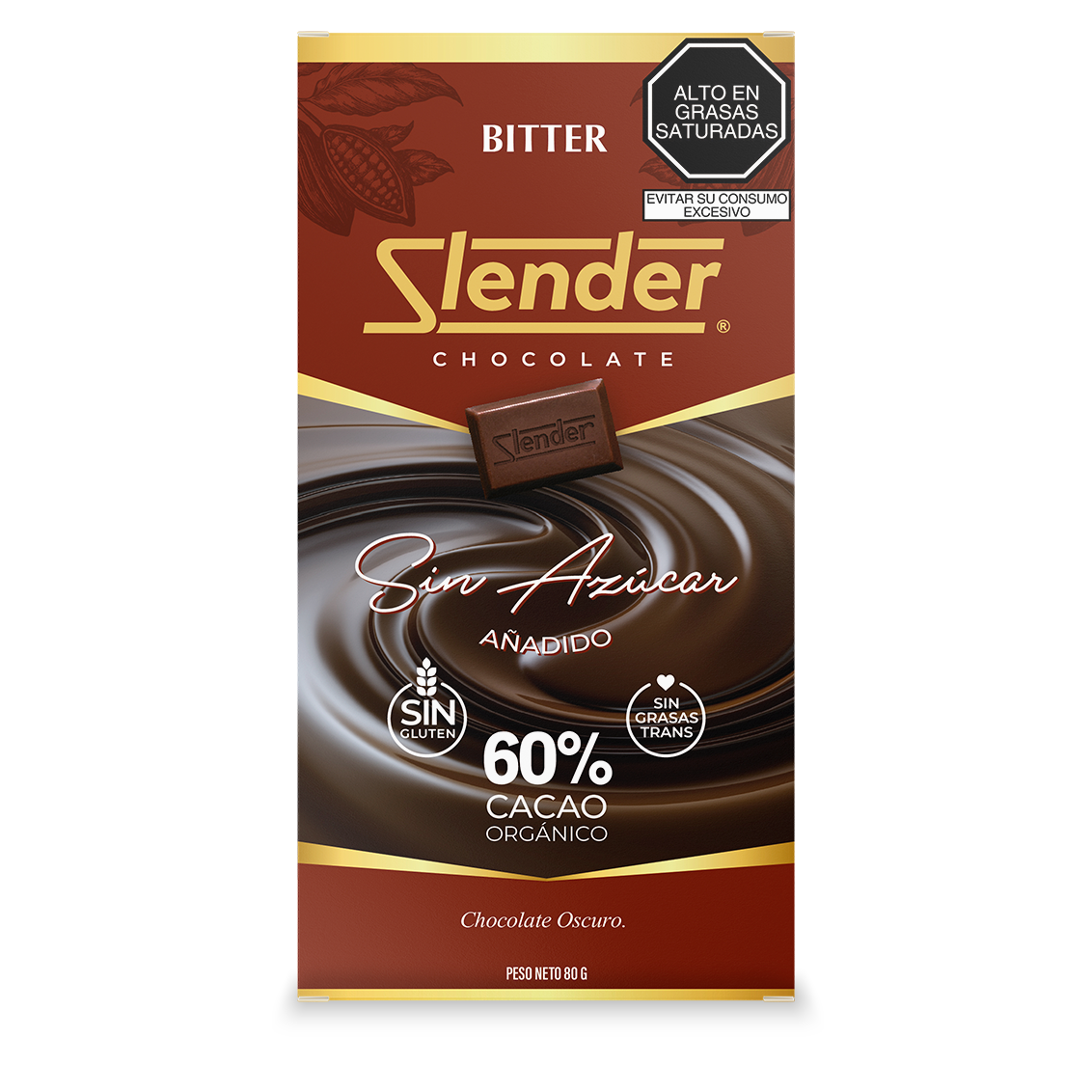 Slender - Bitter (80 gr.) al 60%