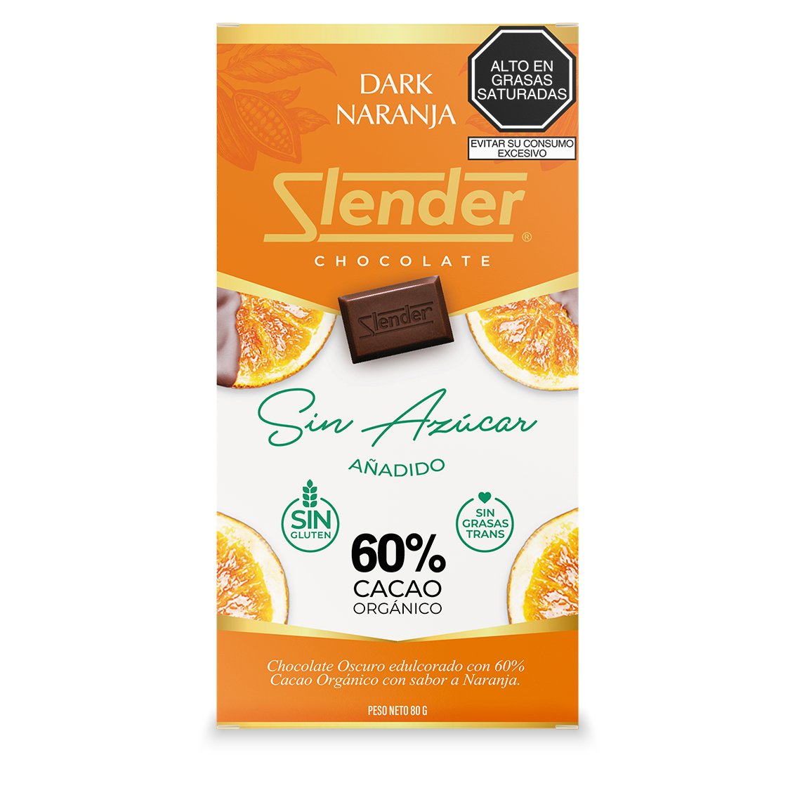 Slender - Dark Naranja (80 gr.) al 60%