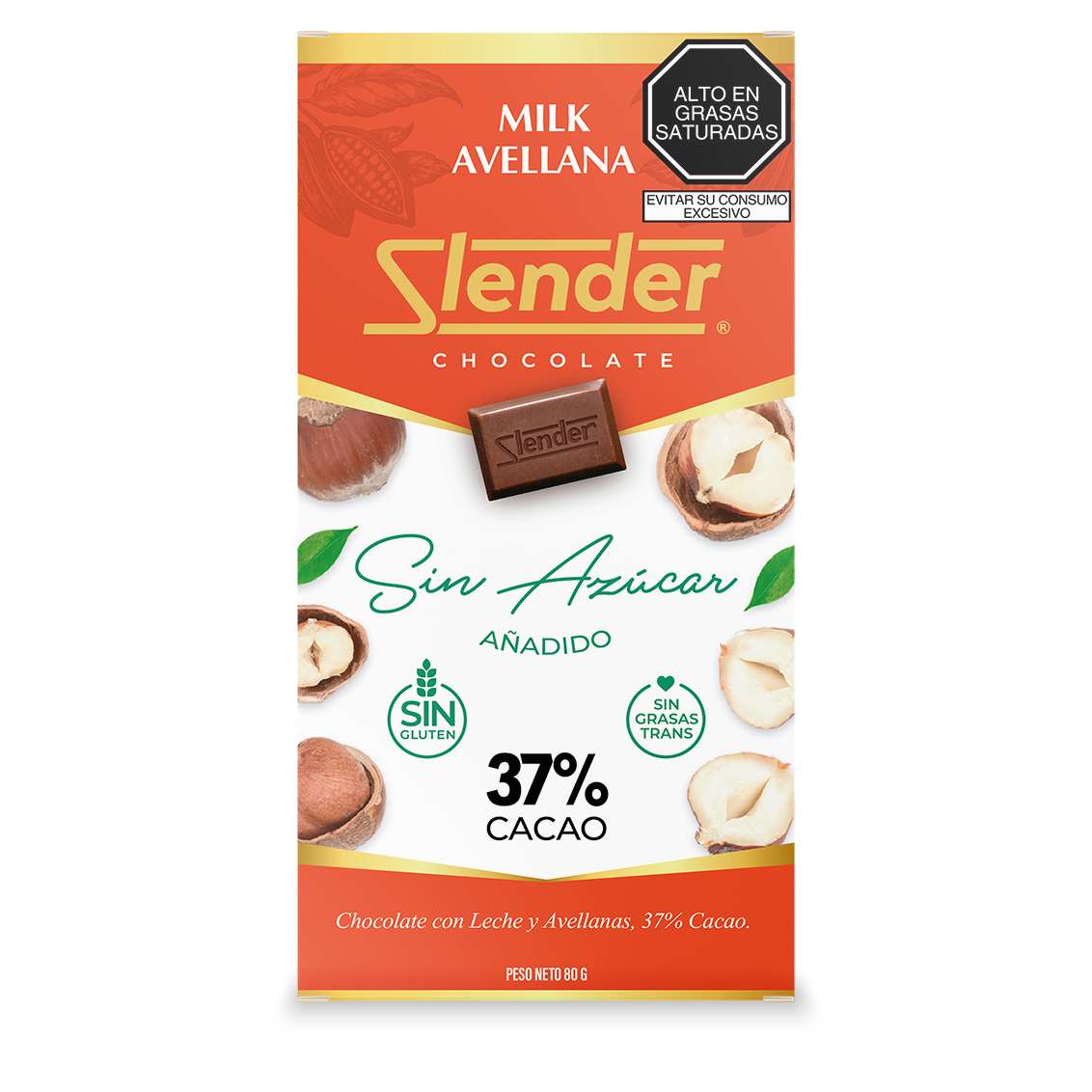 Milk Avellana 80g