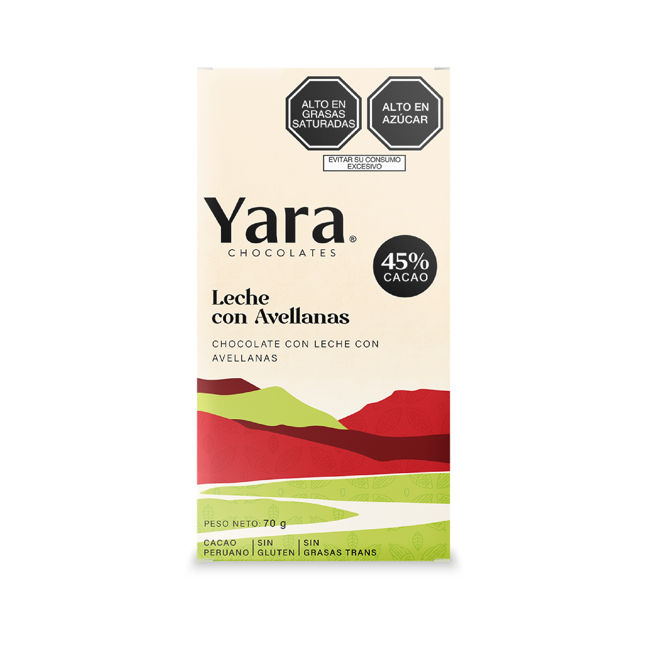 Yara Leche con Avellanas 70g