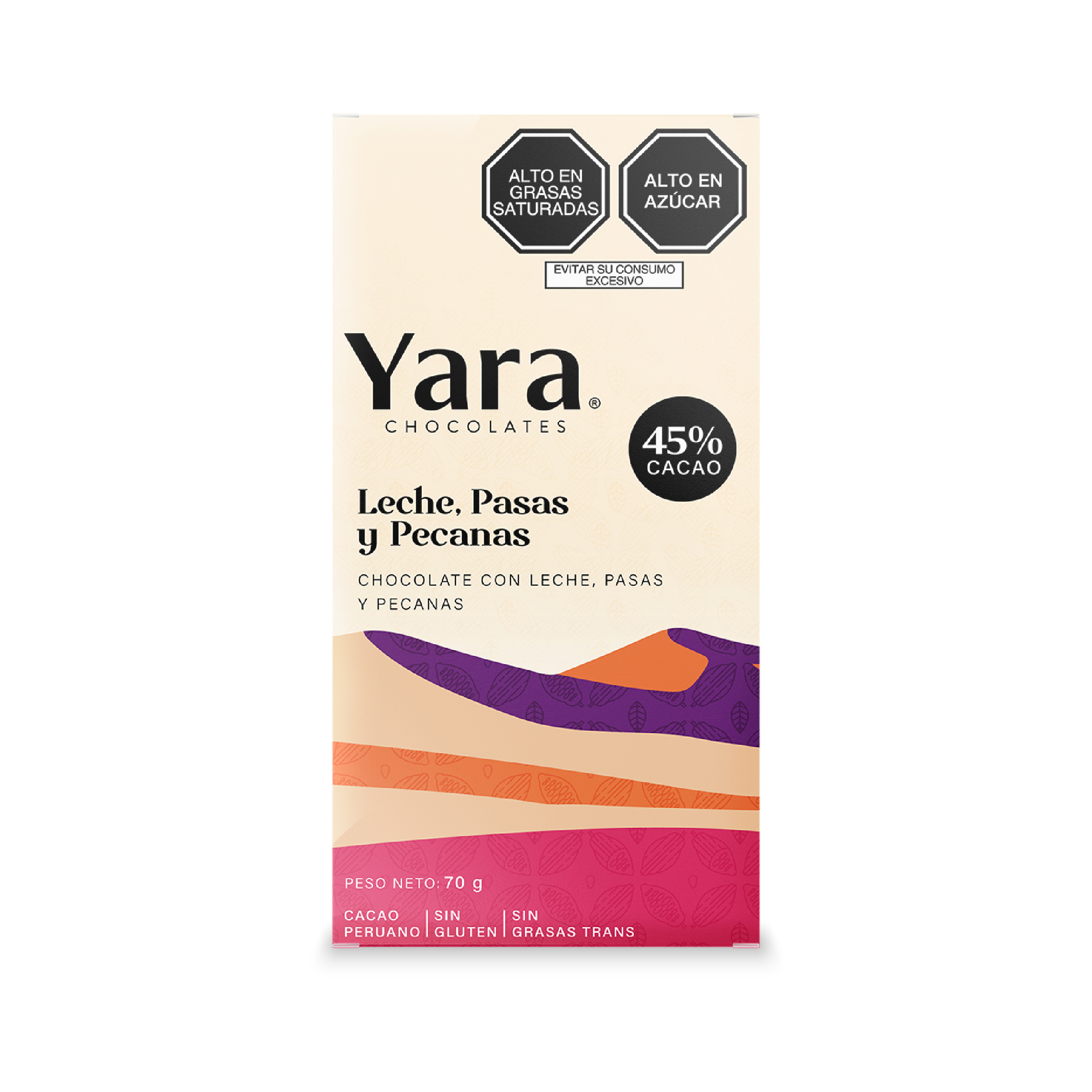 Yara Leche Pasas Pecanas 70g