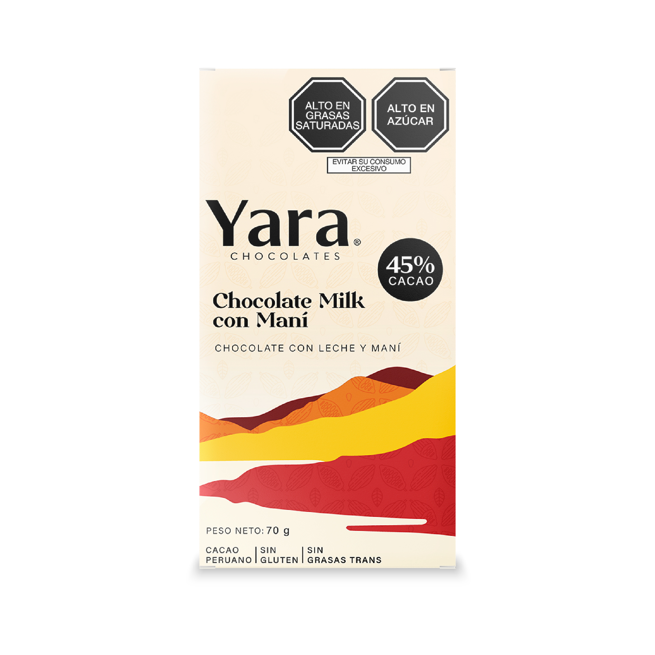 Yara Leche con Avellanas Caja 70g